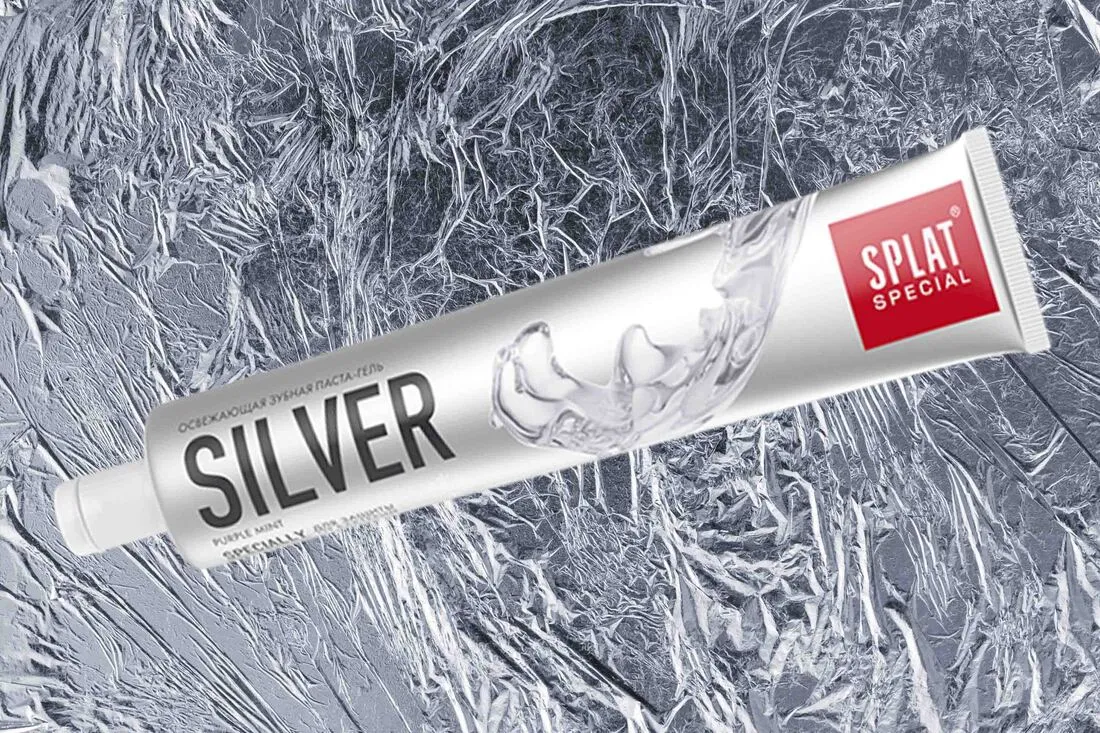 Zahnpasta-Tube SPLAT Silver